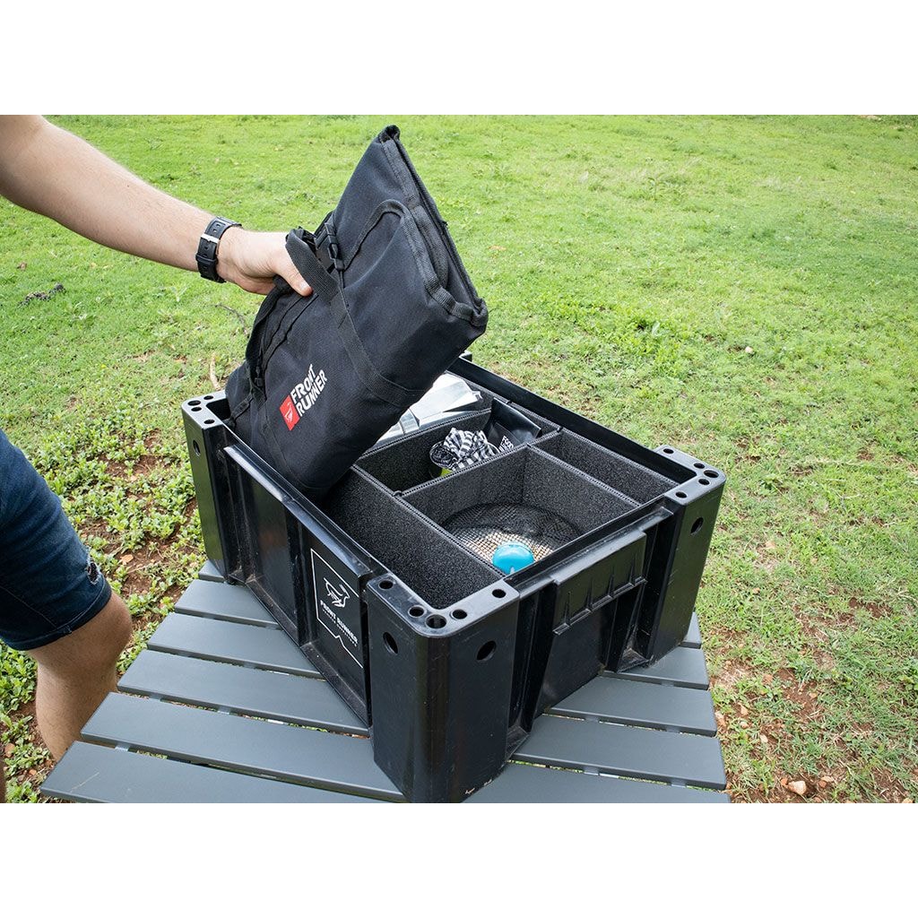 Schaumstoff-Trennwände für Aufbewahrungsboxen von Front