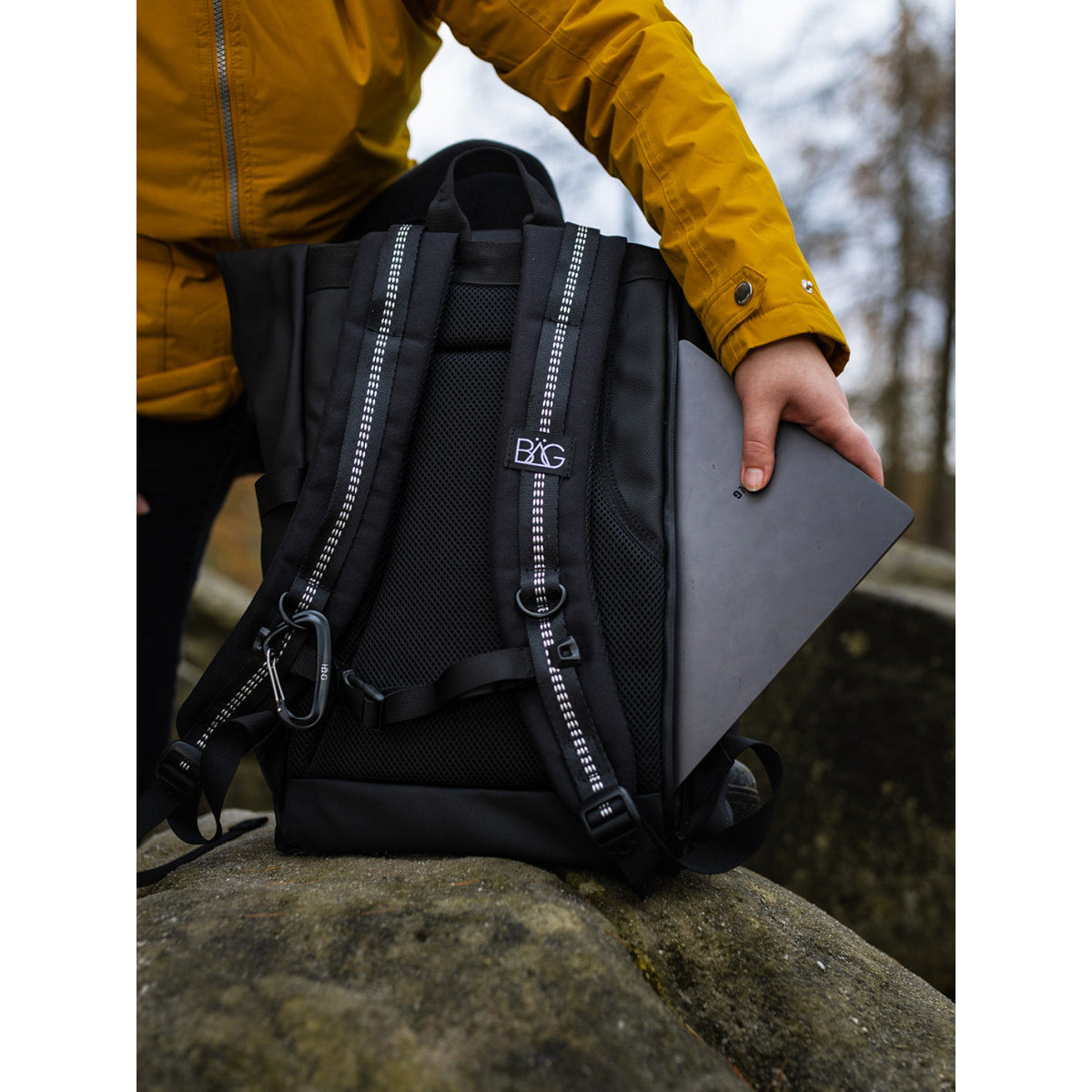 BÄG Rolltop Rucksack inkl. Fach für Laptop [15 Zoll]