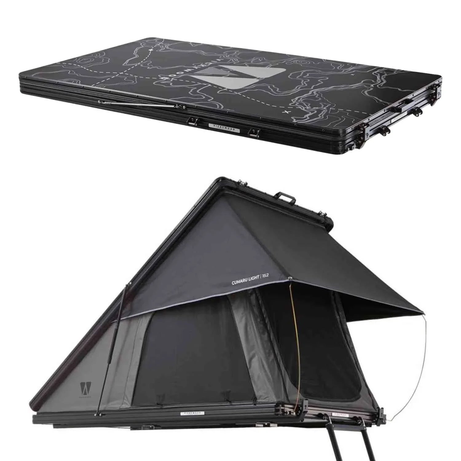 Bundle-Deal Dachzelt Vickywood CUMARU LIGHT 127 grau