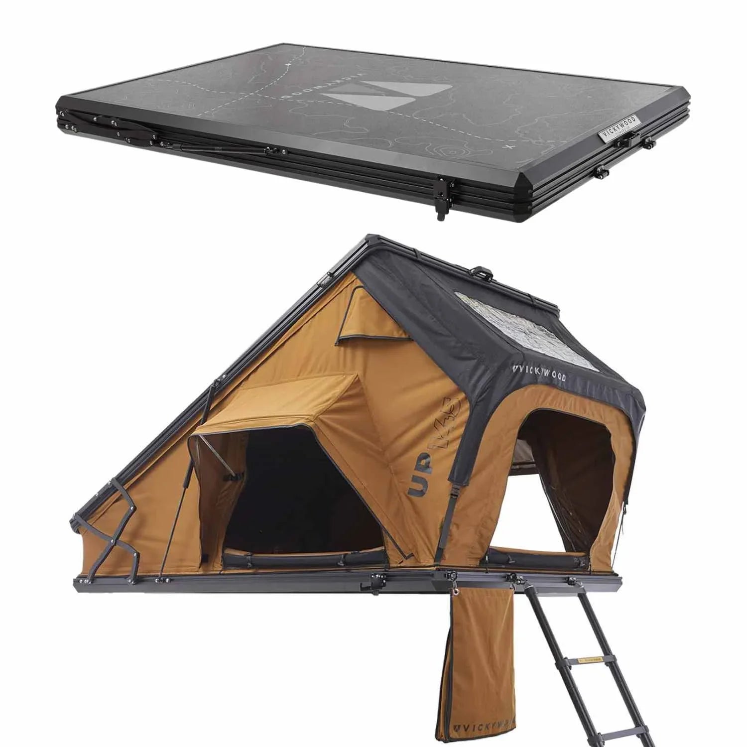 Bundle-Deal Dachzelt Vickywood CUMARU UP 145 + Thermo-Innenzelt