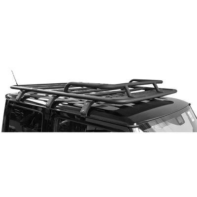 Dachträger NAVIS flach Aluminium schwarz mit Spoiler für