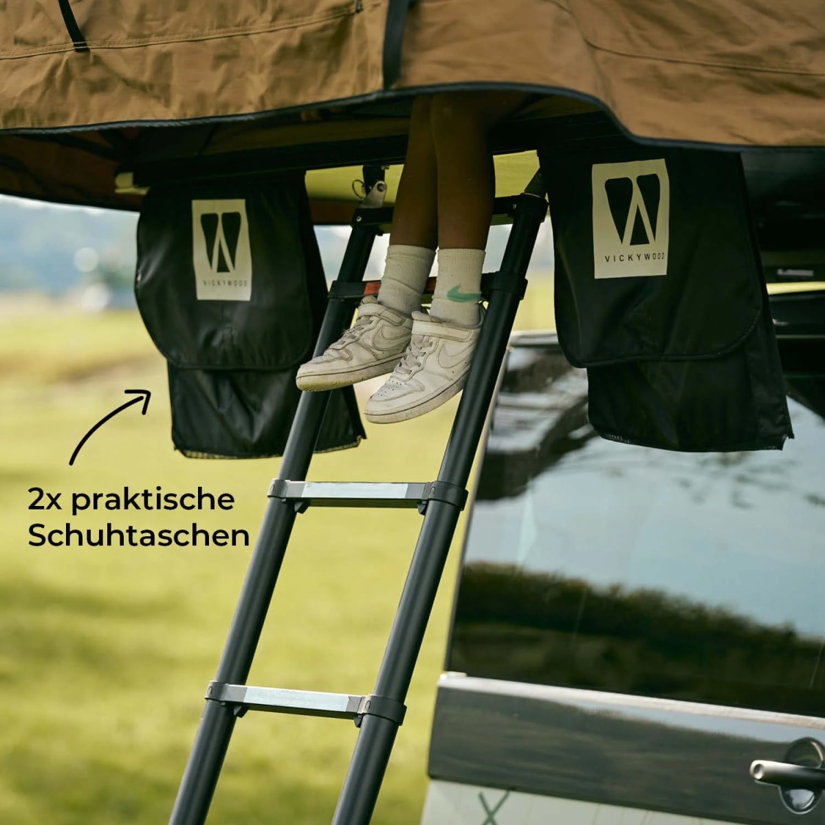 Dachzelt Vickywood Big Willow 180 braun Gen. 3 -