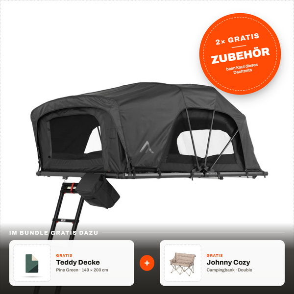 Dachzelt Qeedo Freedom Compact für drei Personen