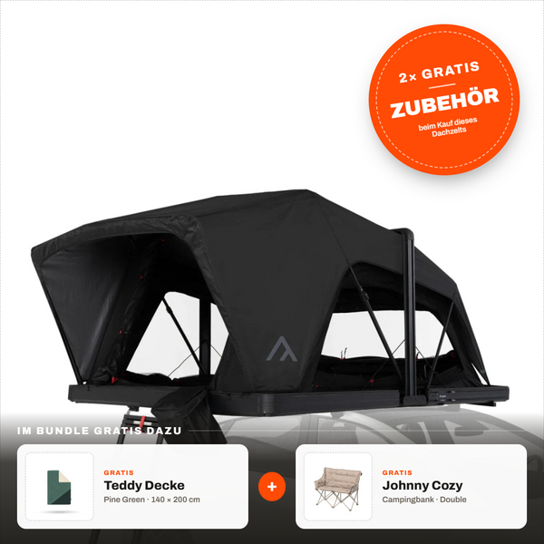 qeedo Freedom Hybrid 2+ klappbares Hartschalen-Dachzelt
