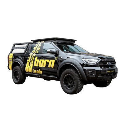 Horntools Dachträger ExRoof Ford Ranger flach Alu schwarz -