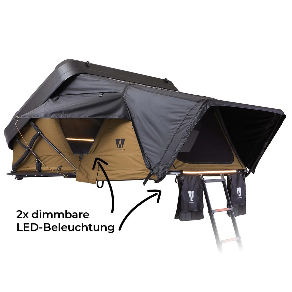 Hybrid Dachzelt mit Hartschale MIGHTY OAK Gen 3.0 190 ECO
