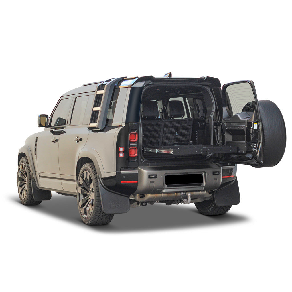 Land Rover New Defender 110 (L663) Gepäckauszug von Front