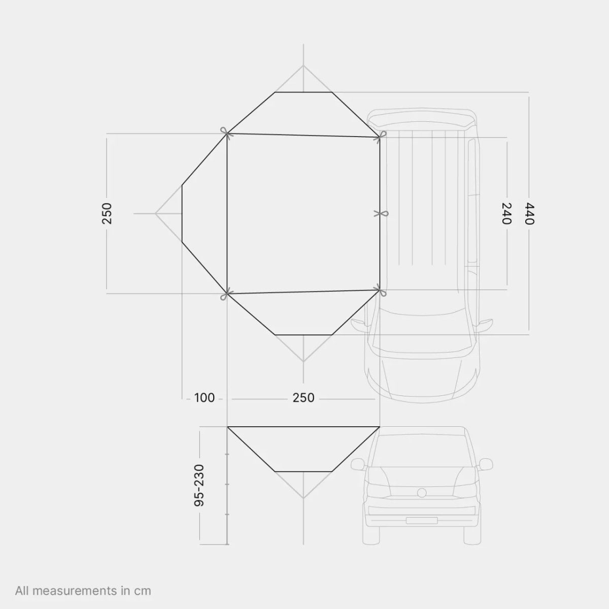 Motor Tarp TC von qeedo - Sonnensegel