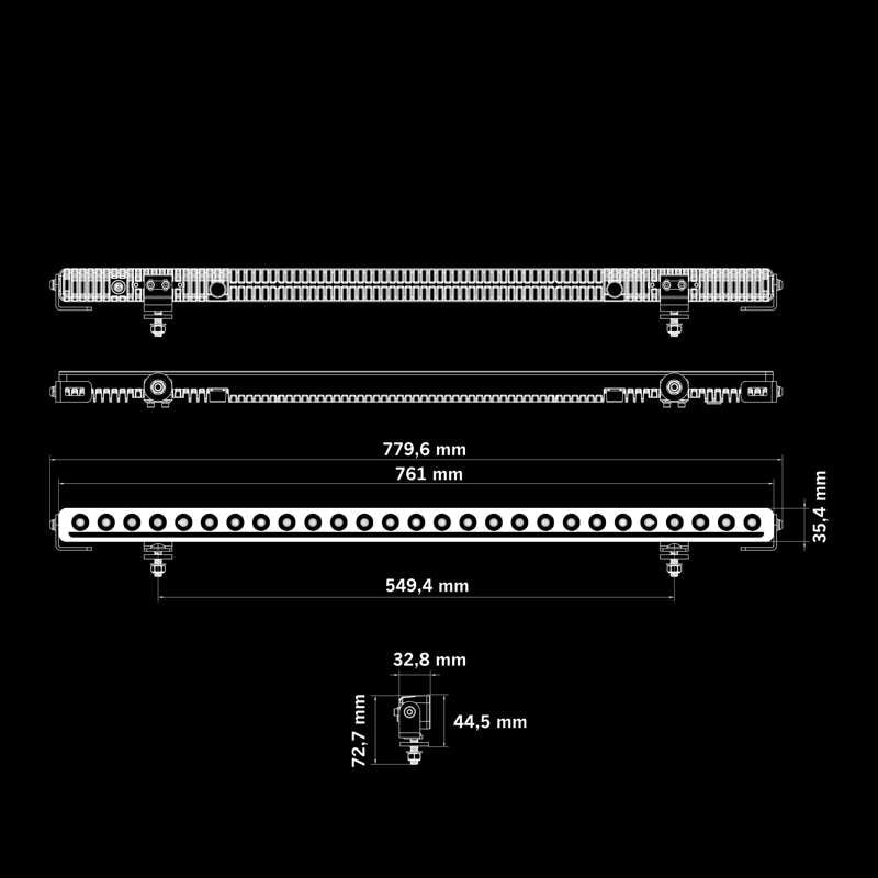 NUUK D-LINE LED BAR 30″ - LED Bar