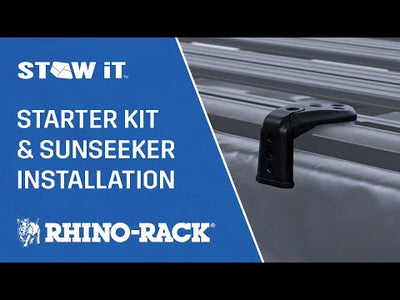 Rhino Rack Batwing Compact Markise 270 Grad linke Seite mit Stow IT