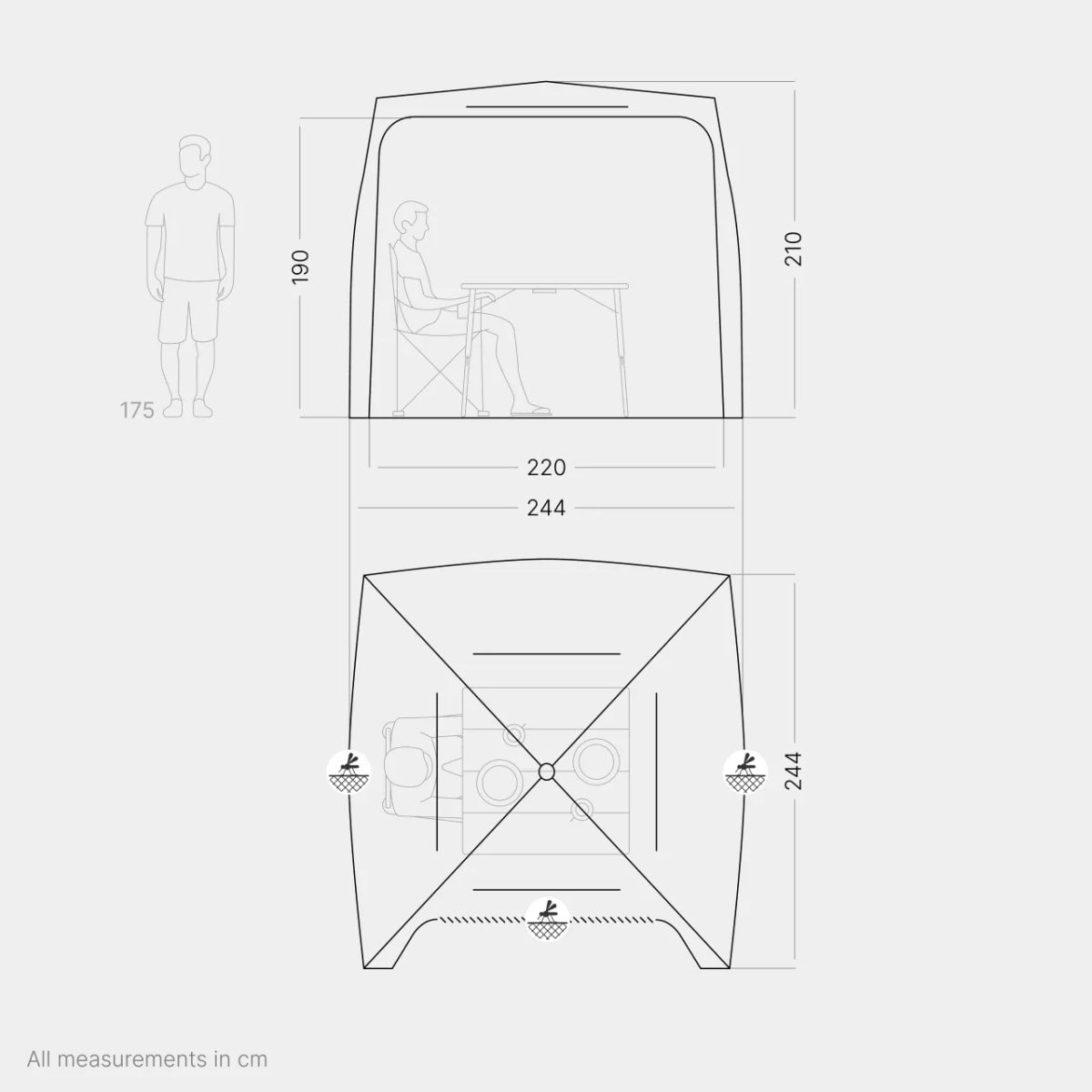Quick Hub Square von qeedo - Pavillon