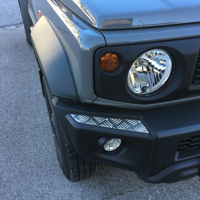 Riffelblechauflagen für SUZUKI Jimny II Stoßstange vorne