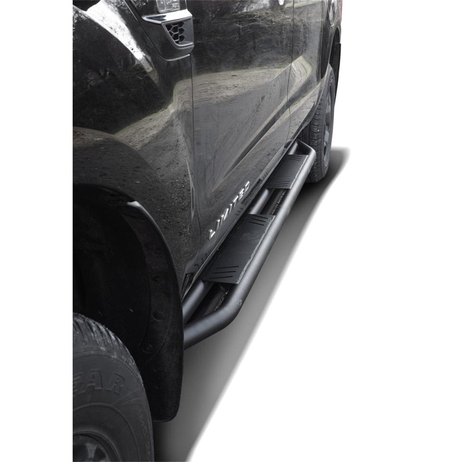 Schwarz matte Rock Rails für Ford Ranger ab 2023 – Bild 1