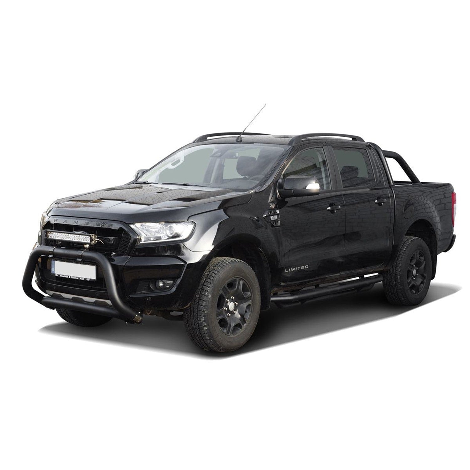 Schwarz matte Rock Rails für Ford Ranger 2012-2022 – Bild 5