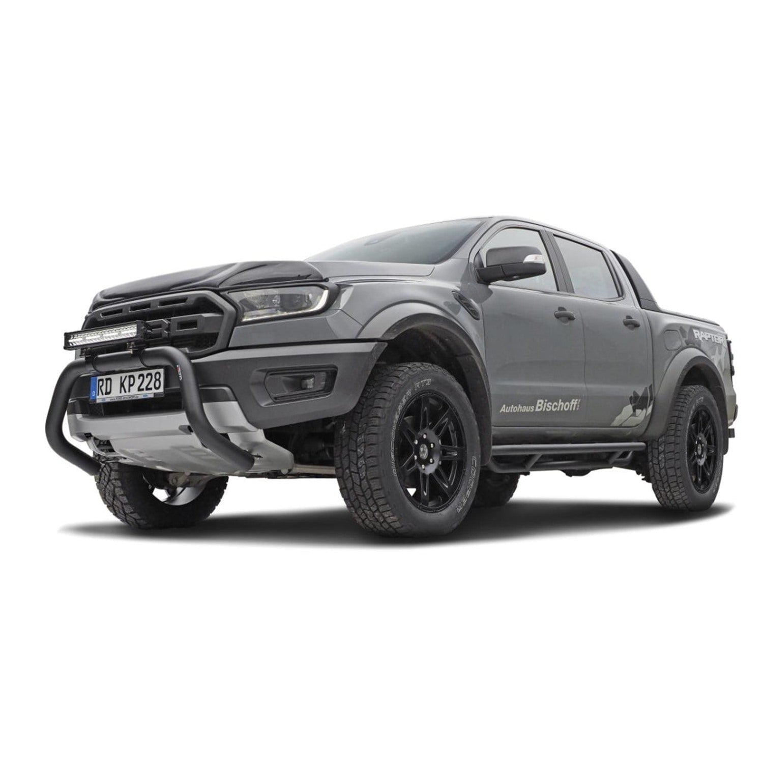 Schwarz matte Rock Rails für Ford Ranger 2012-2022 – Bild 12