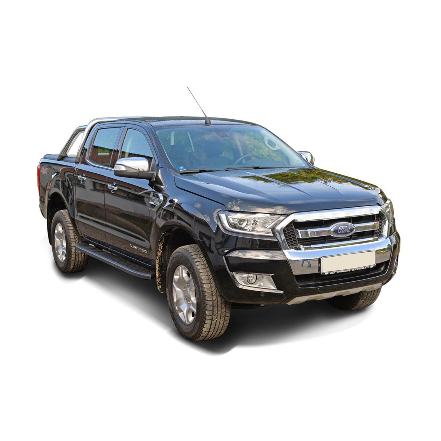 Schwarz matte Trittbretter für Ford Ranger 2012-2022 – Bild 4