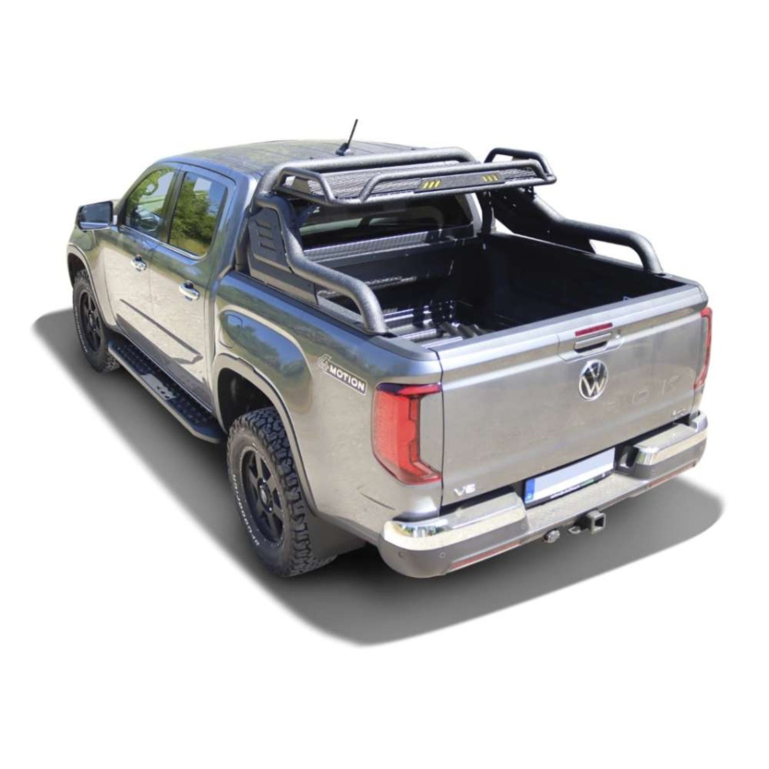 Schwarz matte Trittbretter für VW Amarok ab 2023 – Bild 4