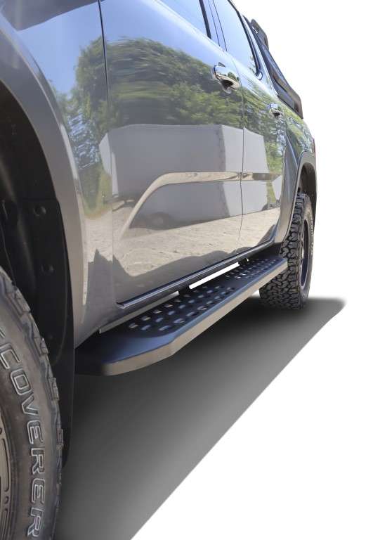 Schwarz matte Trittbretter passend für VW Amarok (2023-)