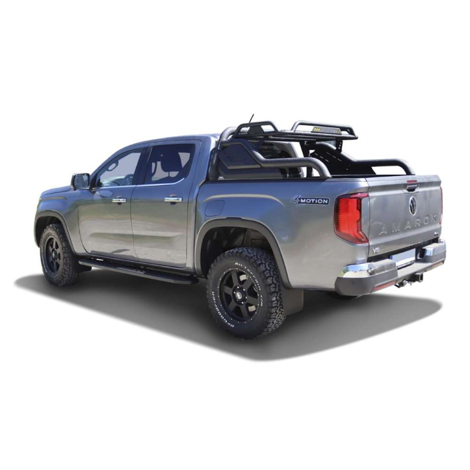 Schwarz matte Trittbretter für VW Amarok ab 2023 – Bild 3