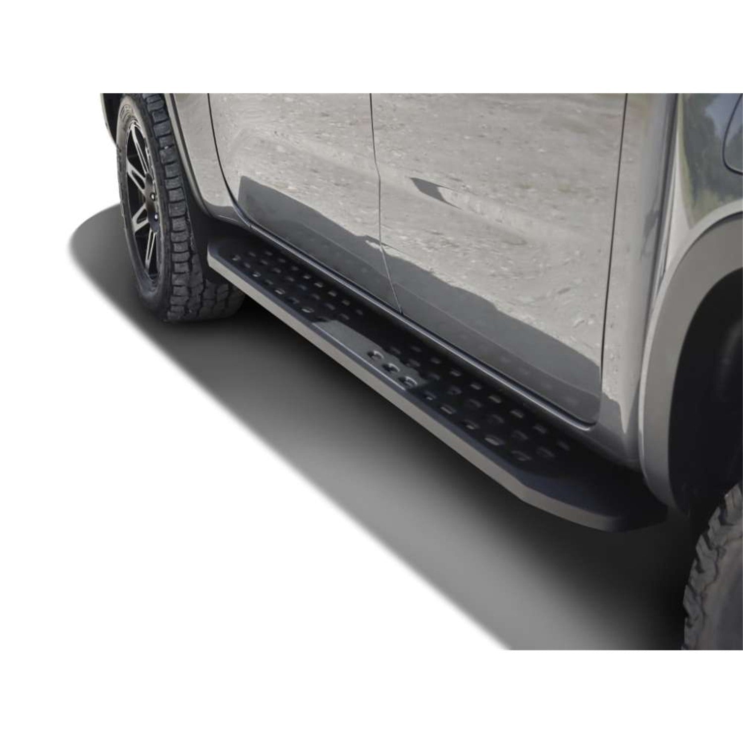 Schwarz matte Trittbretter für VW Amarok ab 2023 – Bild 1