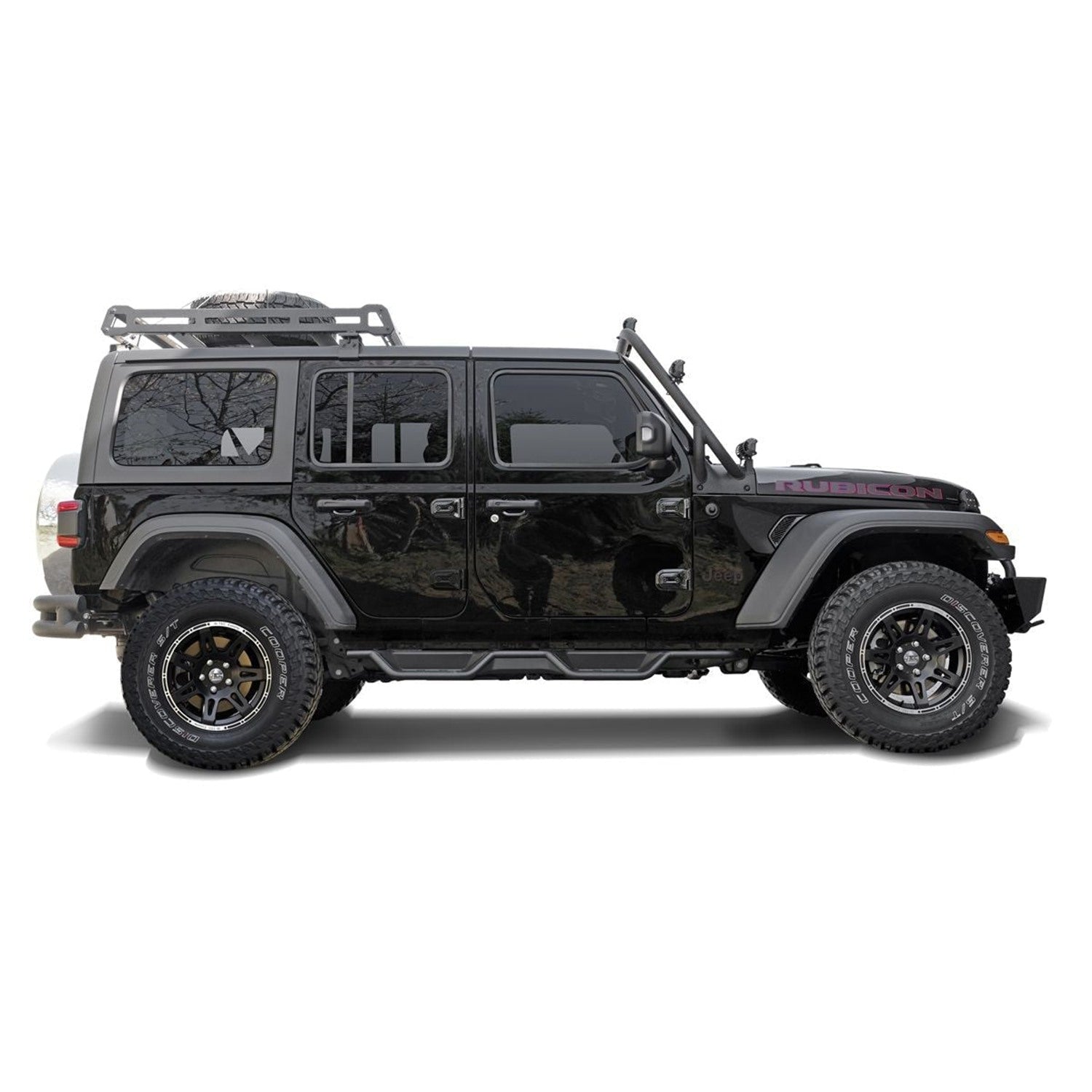 Schwellerrohre schwarz matt für Jeep Wrangler JL 4-Türer – Bild 2