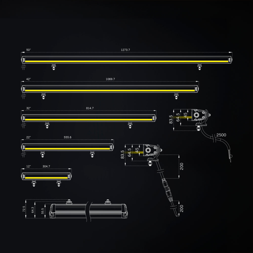 SIBERIA XP SR LED BAR 22″ - Beleuchtung