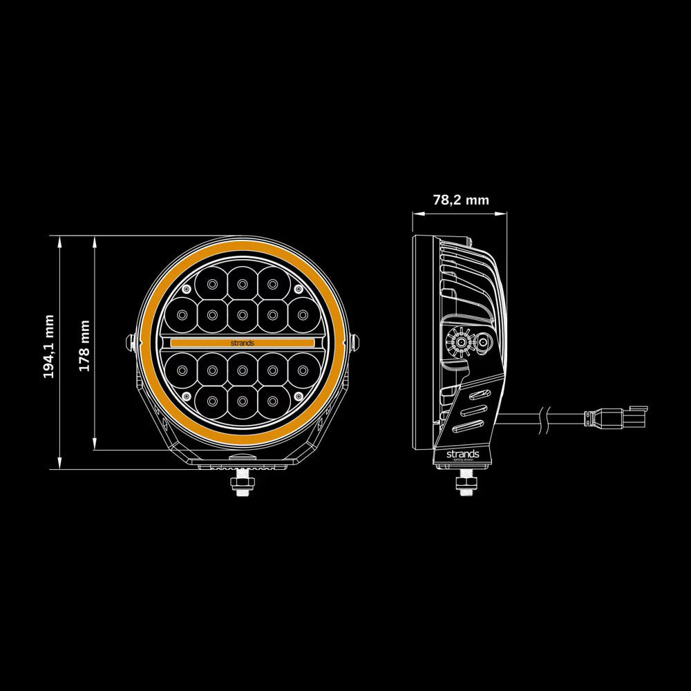 SIBERIA XPA DRIVING LIGHT 7″ - Driving Lights