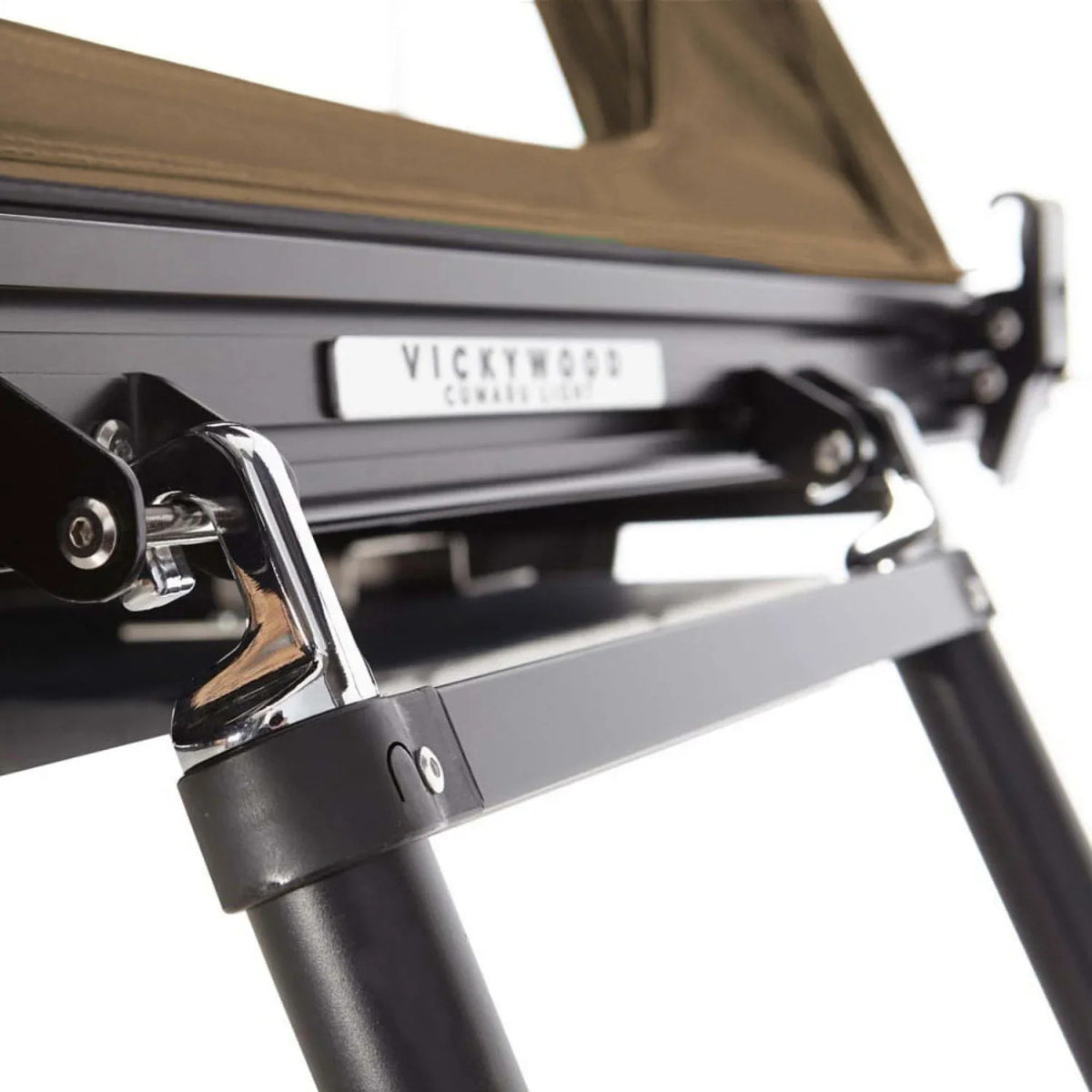 Teleskopleiter Aluminium 2,6m schwarz Dachzelt mit Haken