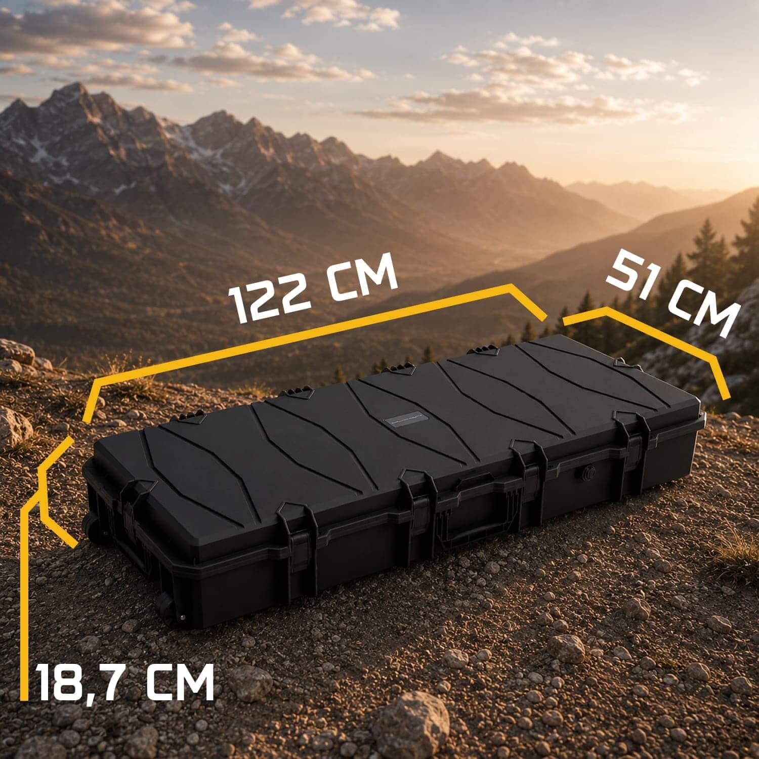 VICKYWOOD Transportbox PROTECT Schwarz