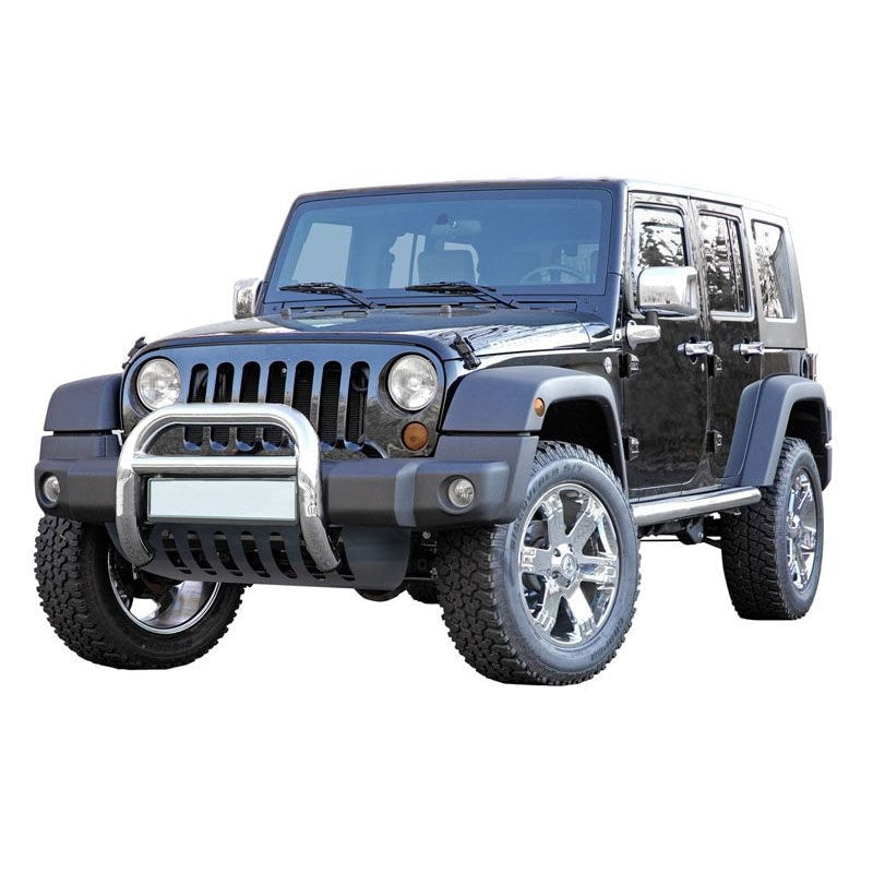 Unterfahrschutz Aluminium schwarz für Jeep Wrangler JK bis