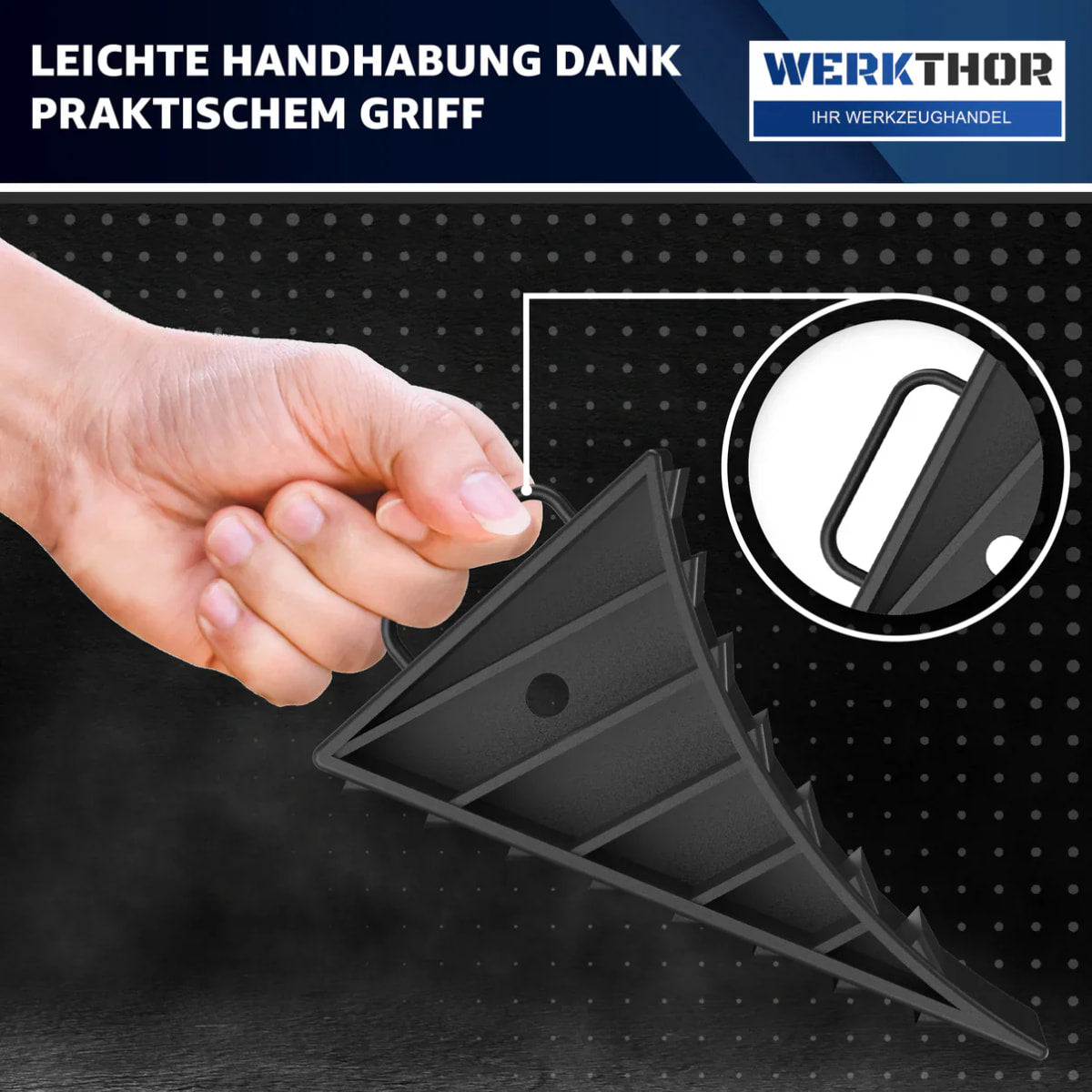 Unterlegkeile mit Griff [2er Set] - Unterlegkeile Anhänger