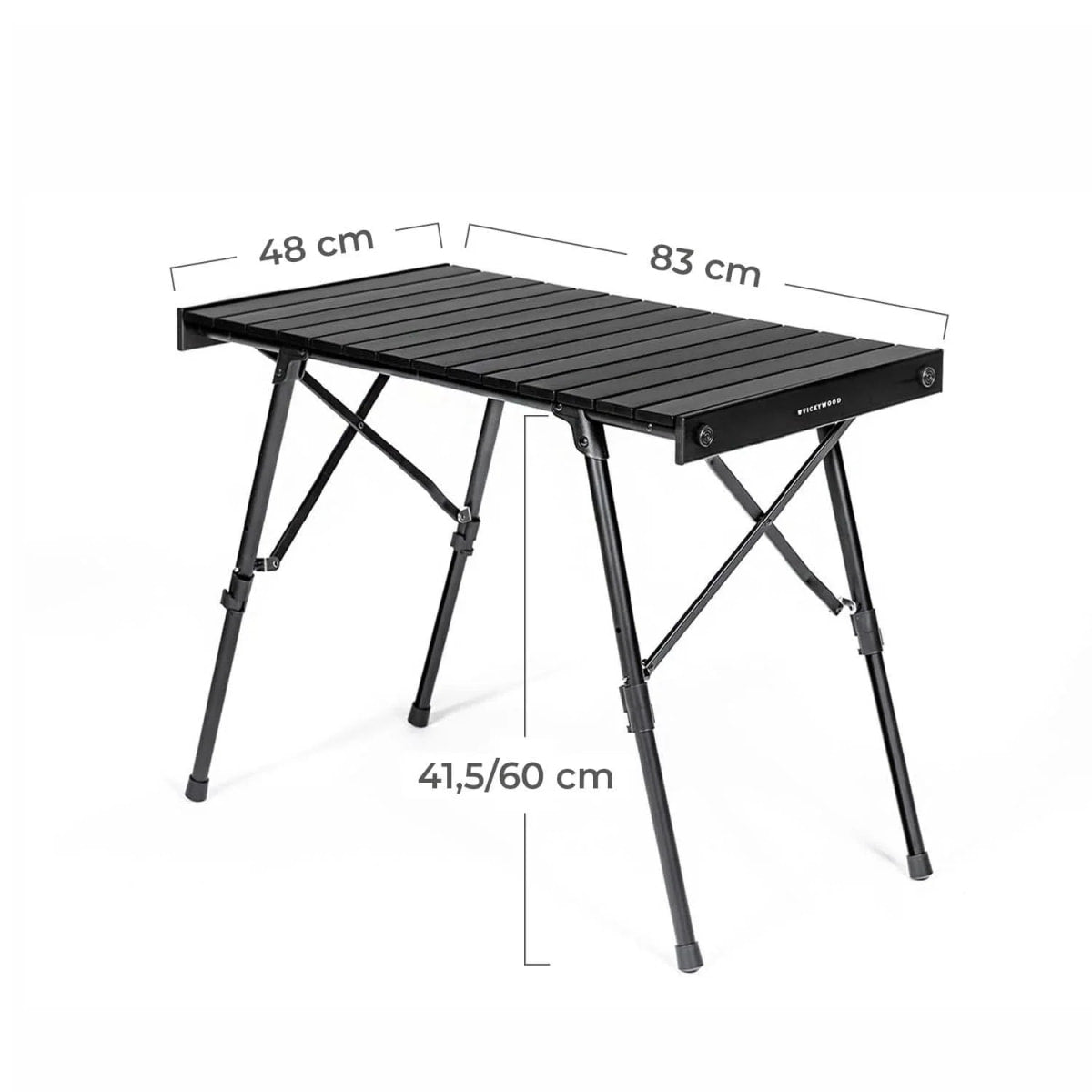 Vickywood Campingtisch Alu Ultralight Black - Tisch
