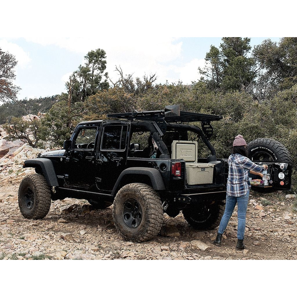 Dachträger 1/2 Slimline II Jeep Wrangler JK 4-Türer von