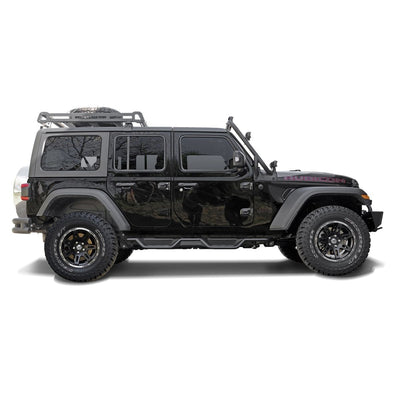 Schwellerrohre schwarz matt für Jeep Wrangler JL 4-Türer -