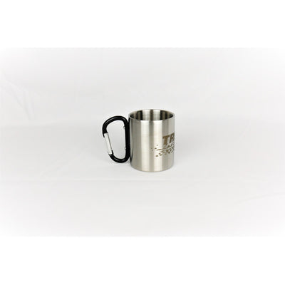 Thermotasse Doppelwandig Edelstahl mit Karabiner und 