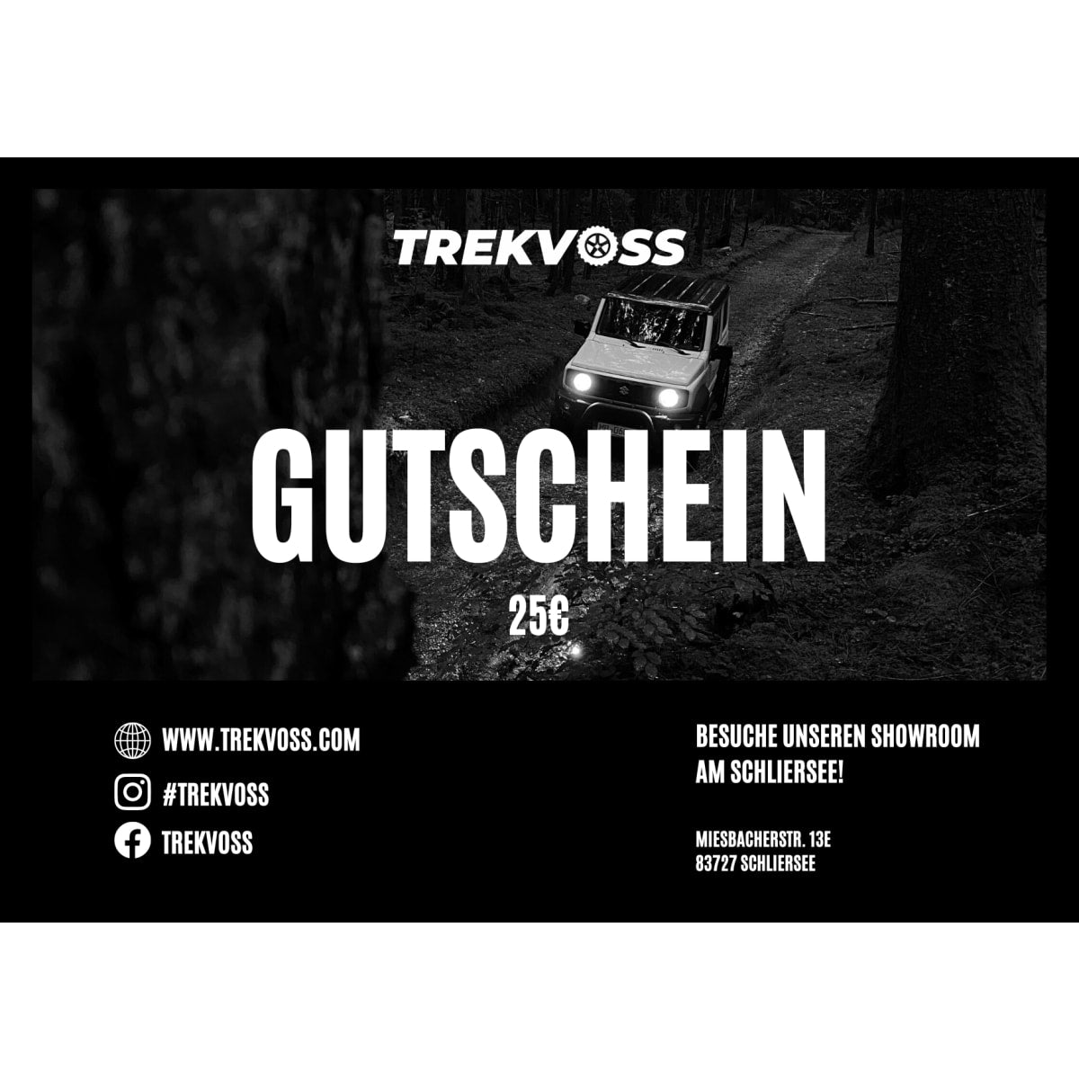 TREKVOSS - Geschenkgutschein - 25,00 €