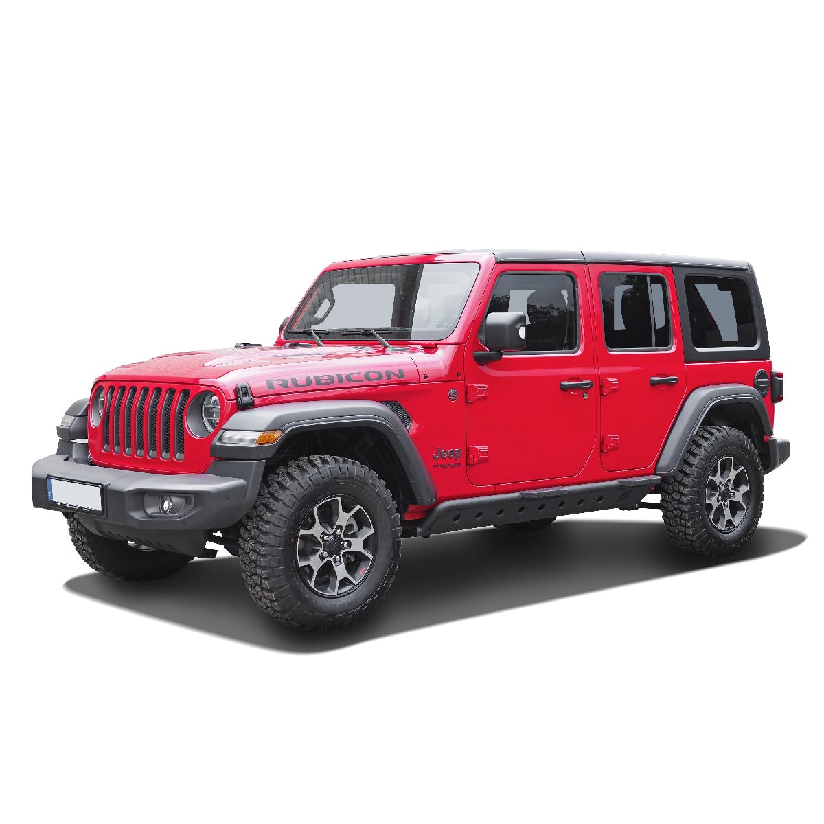 Trittbretter schwarz für Jeep Wrangler JL 4-Türer - 